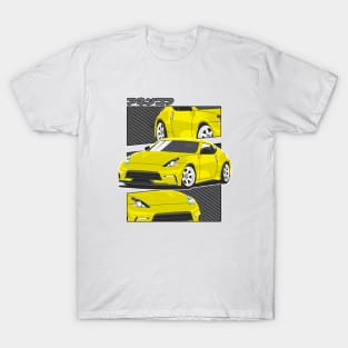 Yellow Nissan 370z T-Shirt